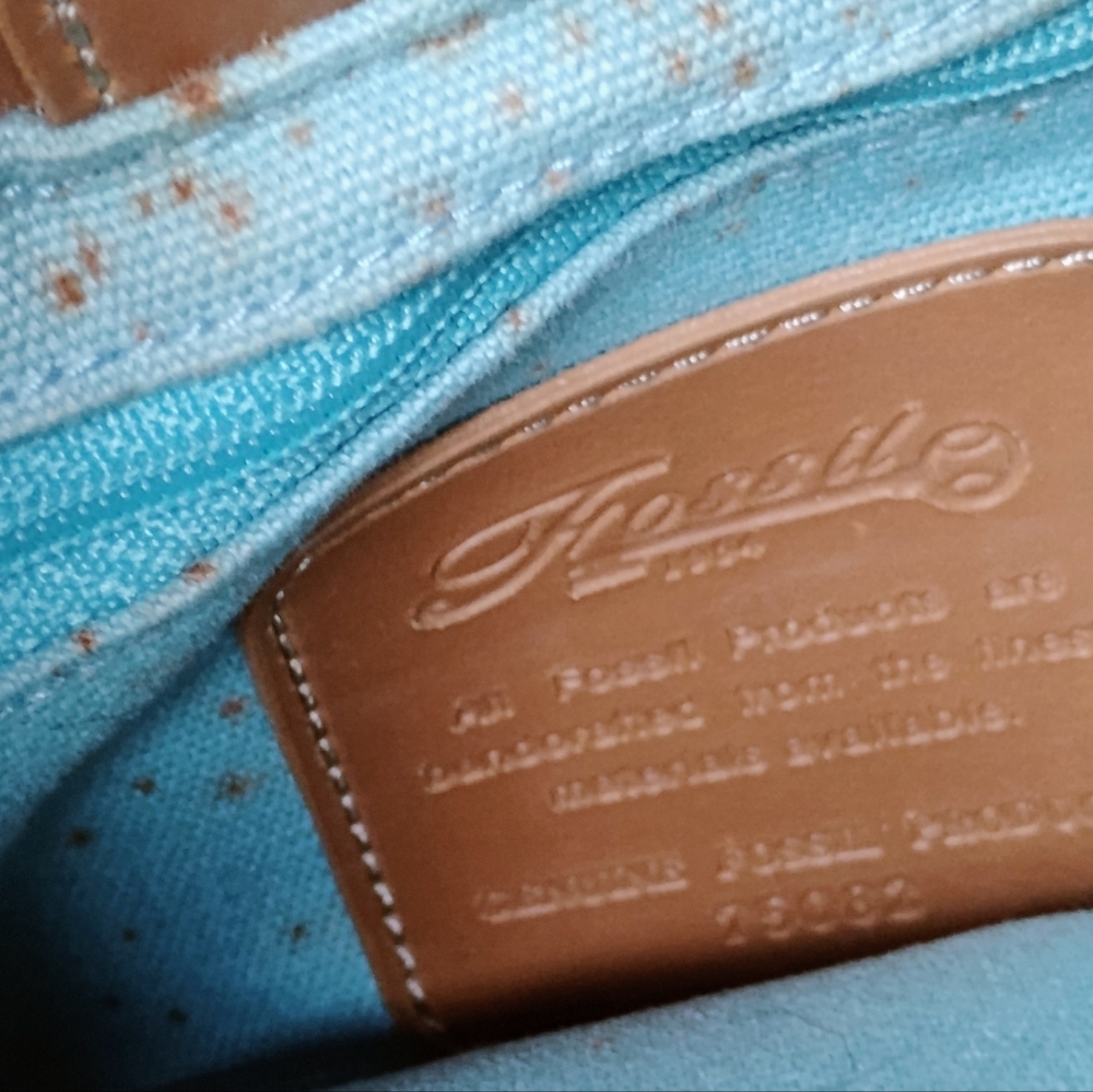FOSSIL HANDBAG/SHOULDER BAG STRIPPED ROUND HANDLES - Picture 8 of 8